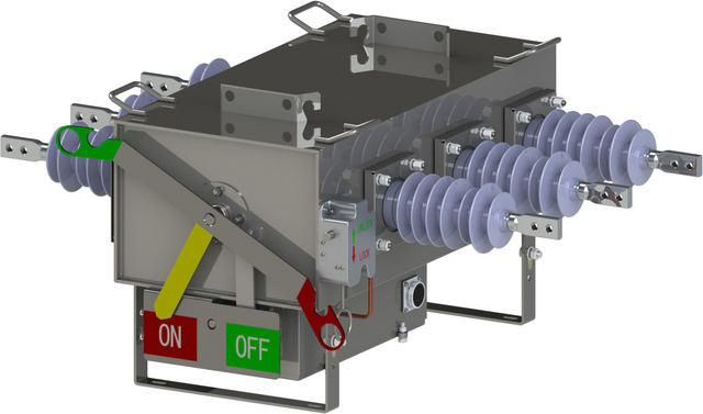 Manuale dell'interruttore di rottura di carico montato su palo personalizzato/motorizza
