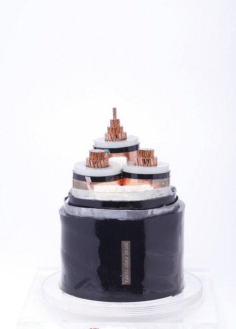 Cavo di alimentazione a singolo core singolo 3,6/6kV con conduttore di rame e isolamento XLPE per applicazioni aeree