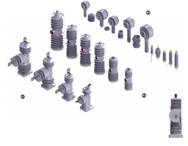 38kV 25KA IEC/ANSI recloser MV esterno personalizzato per polo