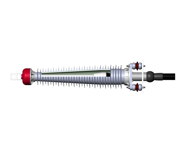 Ferme cavo HV per boccola composita da 132kV