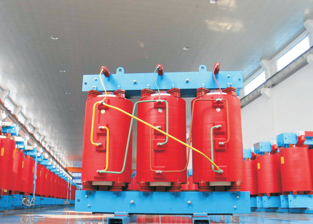 Trasformer di alimentazione a secco interno da 35 kV con cambio di rubinetto di carico