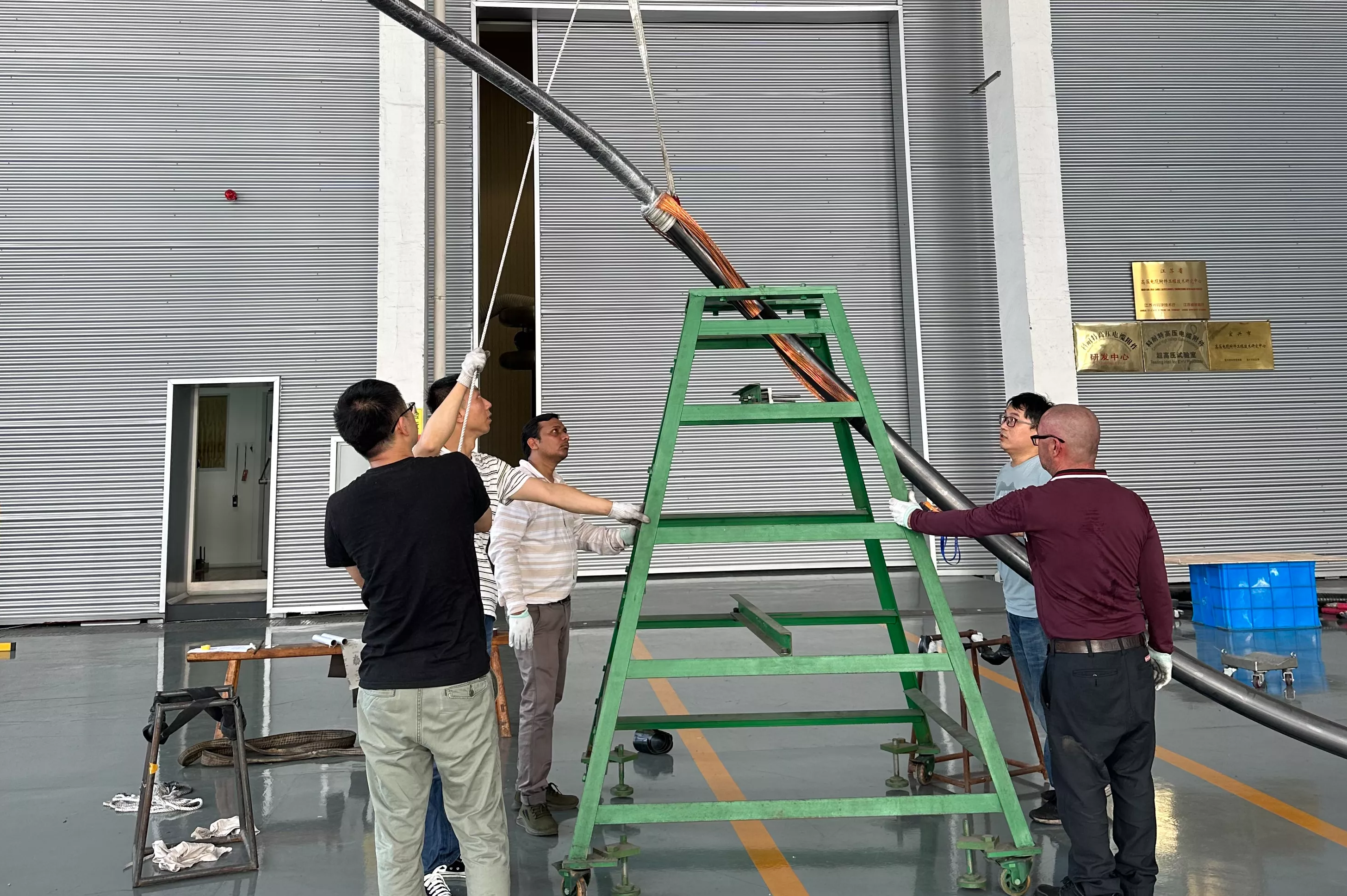 La nostra azienda fornisce una consulenza tecnica completa per la più grande fabbrica di accessori via cavo in Medio Oriente