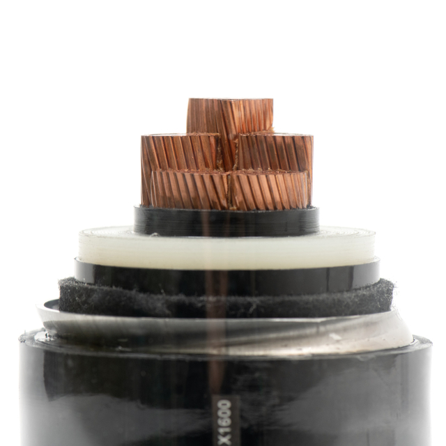 Cavo di alimentazione isolato XLPE ad alta tensione con guaina ondulata in alluminio per una maggiore efficienza di trasmissione