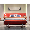 Moderno semplice casa di lusso/hotel king size lether/tessuto letto
