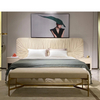 Moderno semplice casa di lusso/hotel king size lether/tessuto letto