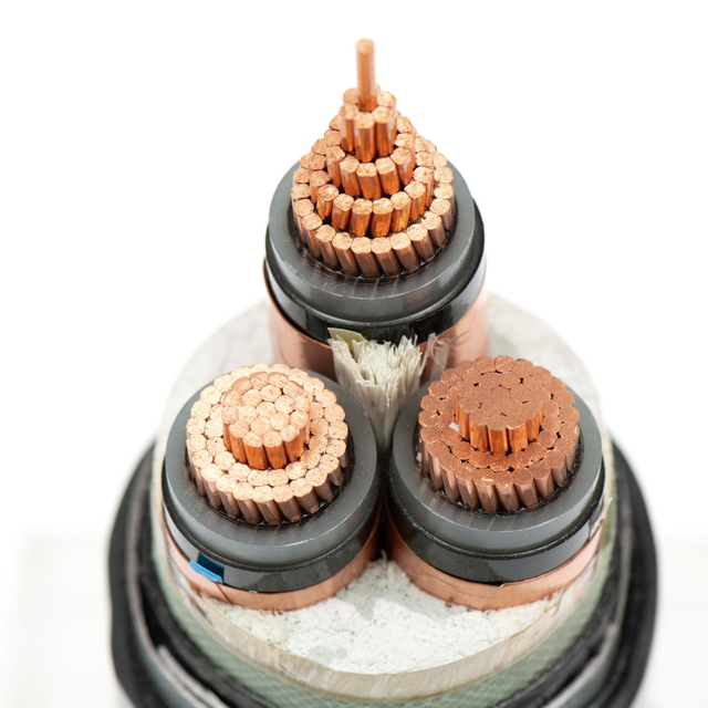 Cavo di alimentazione isolato XLPE di media tensione avanzata con guaina in PVC per valutazioni da 3,6-6kV e 26-35kV