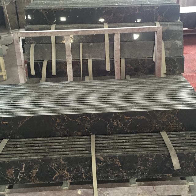 Striscia bianca in nero/ Atene Nero più colori disponibili per la decorazione delle costruzioni lastre di marmo 